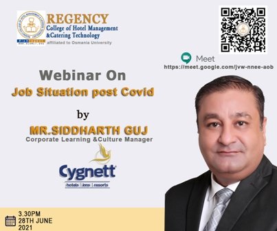 webinar at regency college