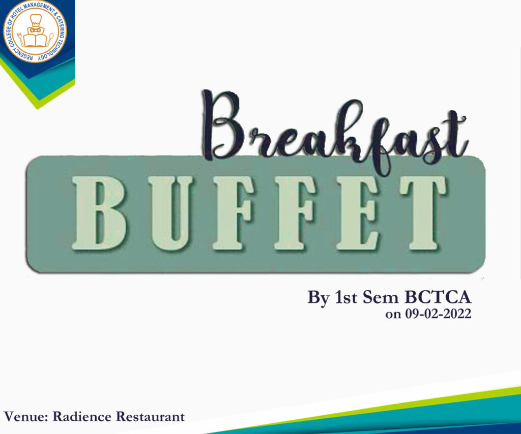 breakfast buffet at regency culinary college