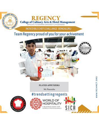 nagendra from regency culinary arts college