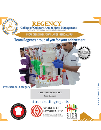 CHEF RAMESH FACULTY FROM REGENCY COLLEGE FROM ONE OF THE BEST CULINARY COLLEGE IN INDIA