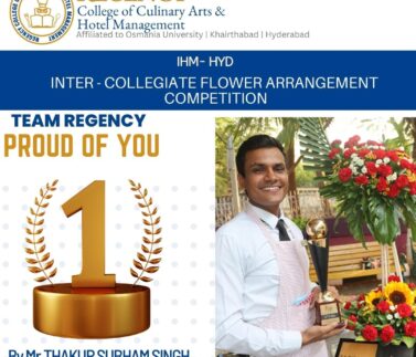 subham from regency college got gold medal