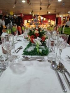 christmas food at hotel management college