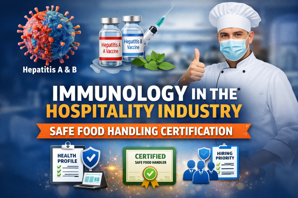 Immunology in the Hospitality Industry: Why Food Handler Health Certification Must Be Mandatory