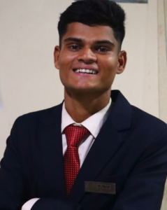 kumar naik from regency college GOT PLACED AT MALDIVES